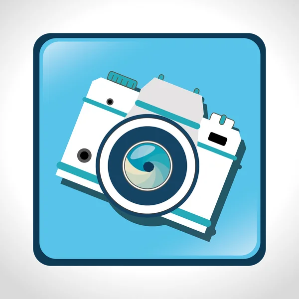 Kamera ikoner design – Stock-vektor