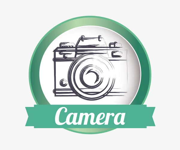 Tasarım kamera simgeler — Stok Vektör