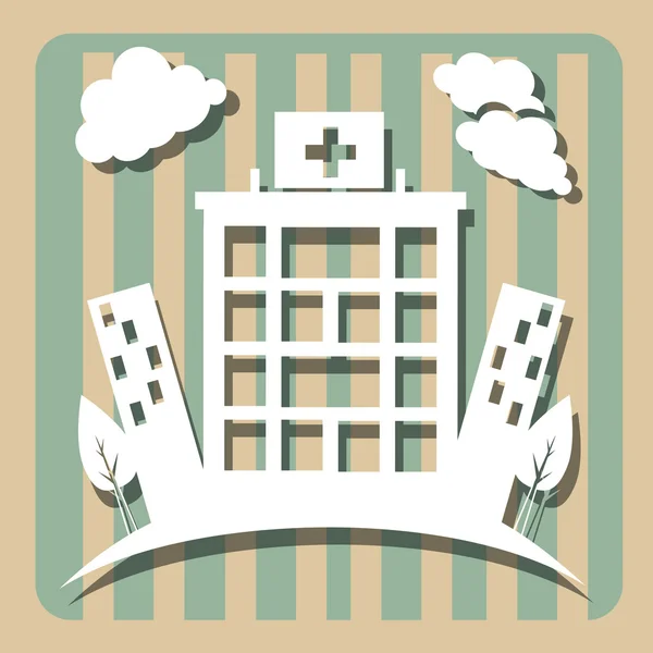 병원 의료 센터 디자인 — 스톡 벡터