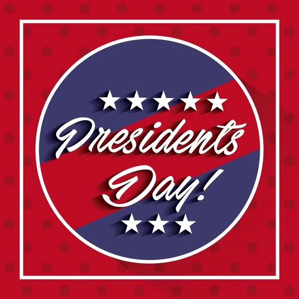 Presidents day design — Stock Vector