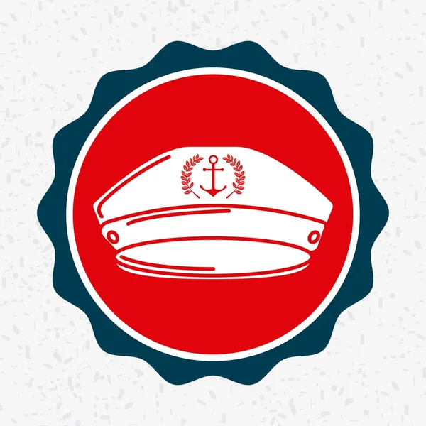 Marina emblem design — Stock vektor
