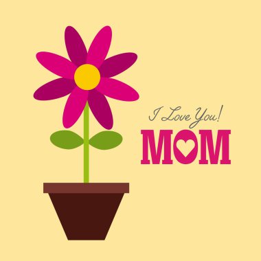 Mutlu anneler günü tasarım 