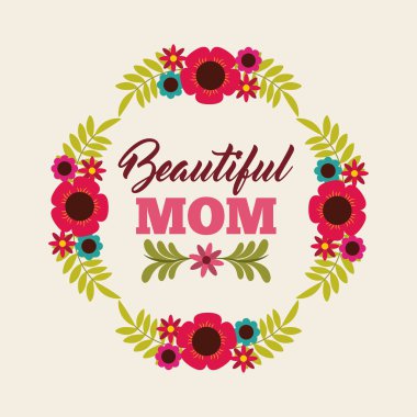 Mutlu anneler günü tasarım 