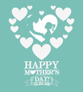 Mutlu anneler günü tasarım 