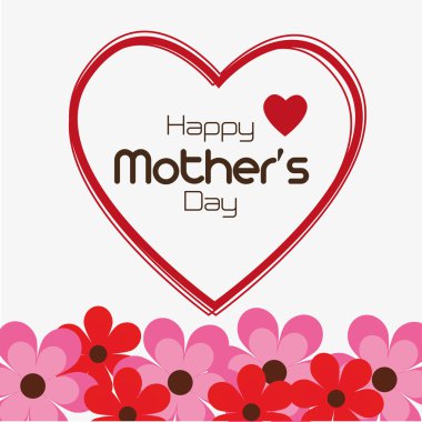 Mutlu anneler günü tasarım