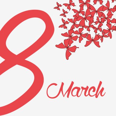 mutlu kadın gün tasarım