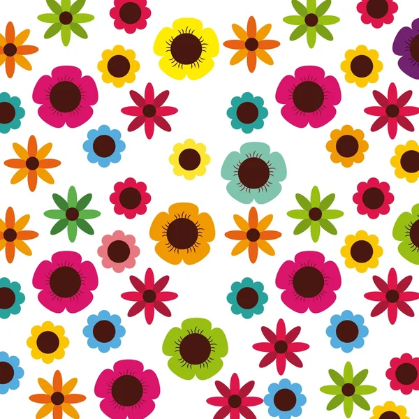 Fond floral design — Image vectorielle