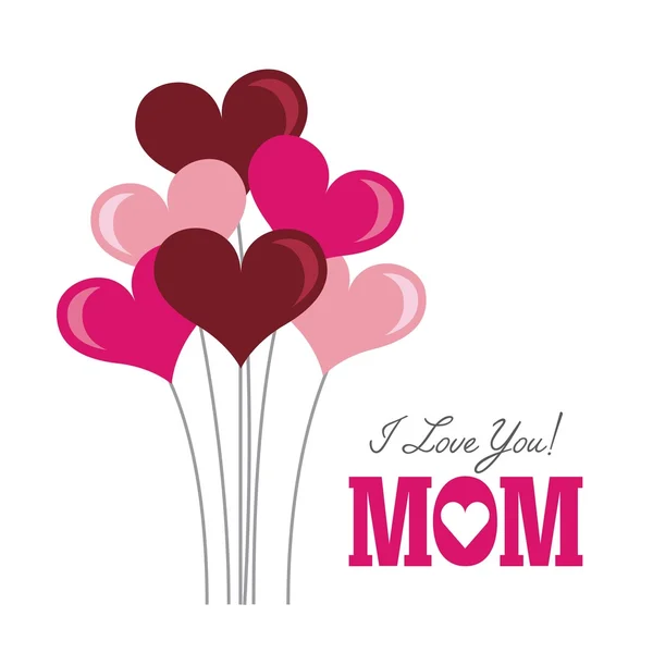 Happy mothers day design — Stock Vector