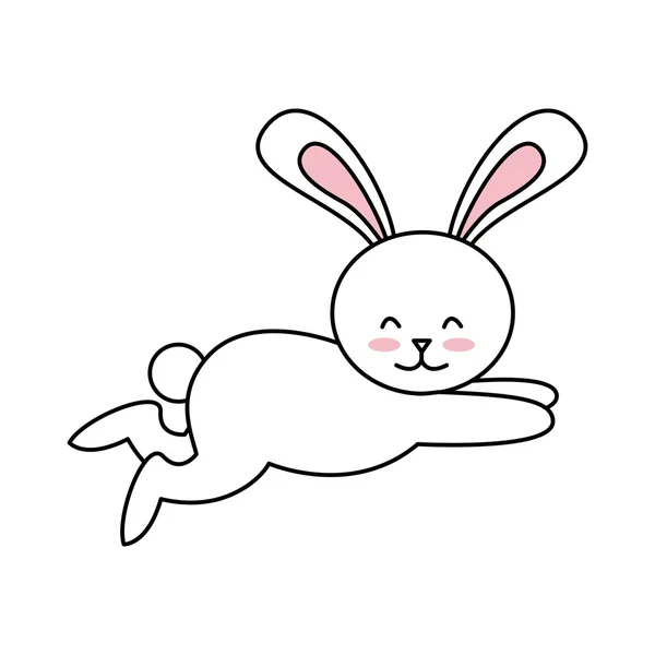 可爱的兔子设计 — 图库矢量图片