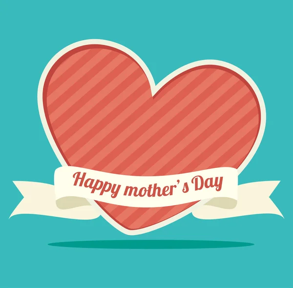 Projeto feliz Dia das Mães — Vetor de Stock