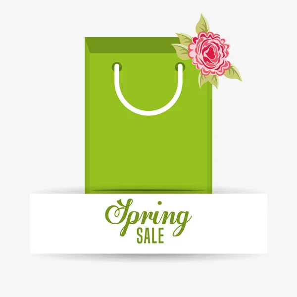 Diseño de venta primavera — Vector de stock