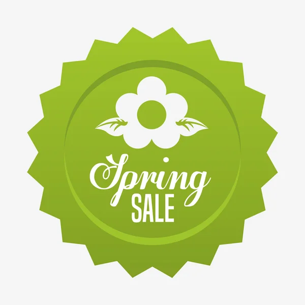 Diseño de venta primavera — Vector de stock