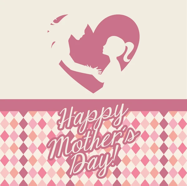 Glada mödrar dag — Stock vektor
