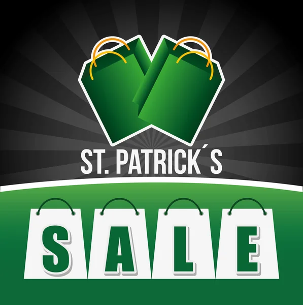 Santo patricks venta diseño — Vector de stock