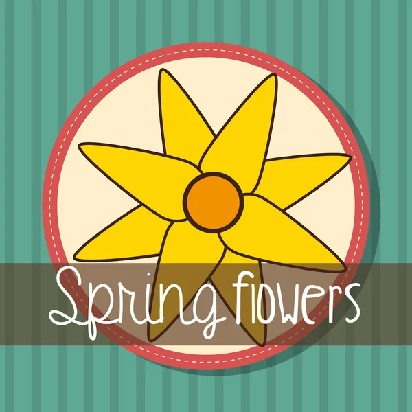 Весняні квіти дизайну — стоковий вектор