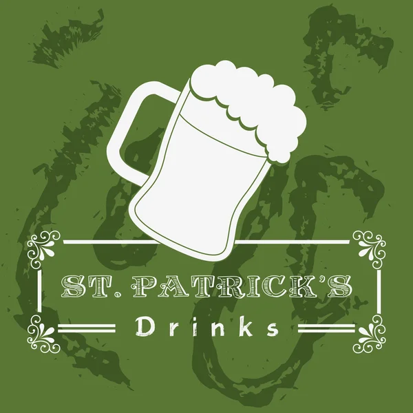 Saint Patricks Day Design — Stock vektor