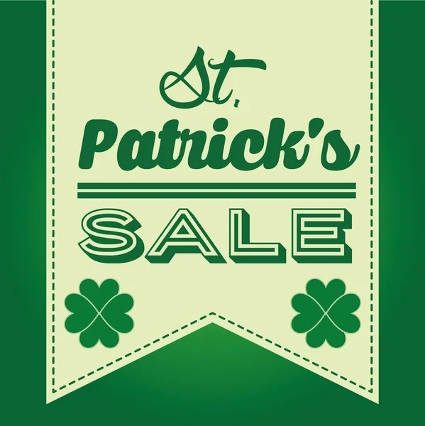 Santo patricks venta diseño — Vector de stock