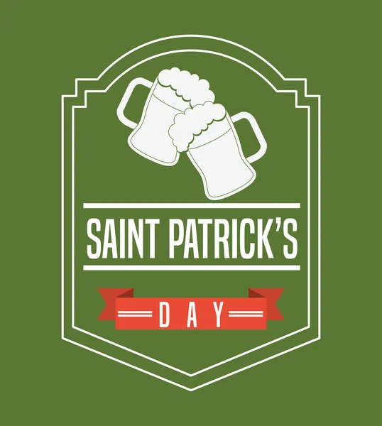 Heiliger Patricks Day Design — Stockvektor