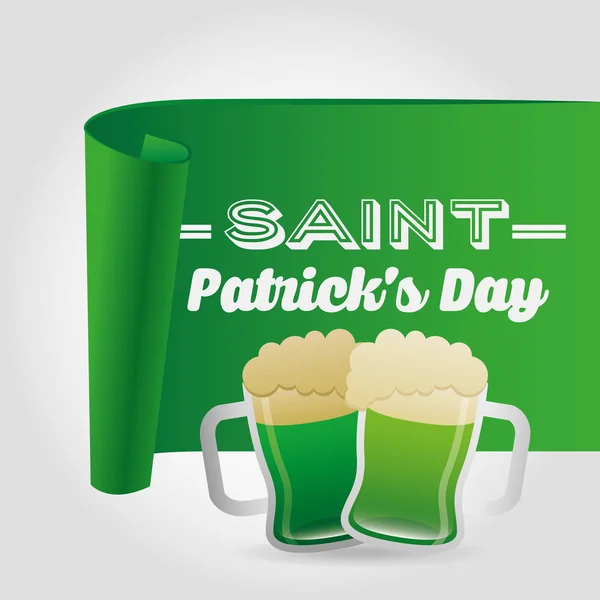 Diseño del día de San Patricio — Vector de stock