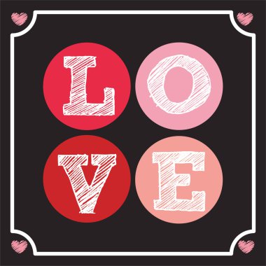 Aşk kartı tasarımı