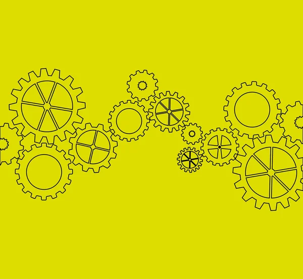 Gears conceptontwerp — Stockvector