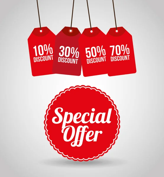 Special offer design — Stock Vector