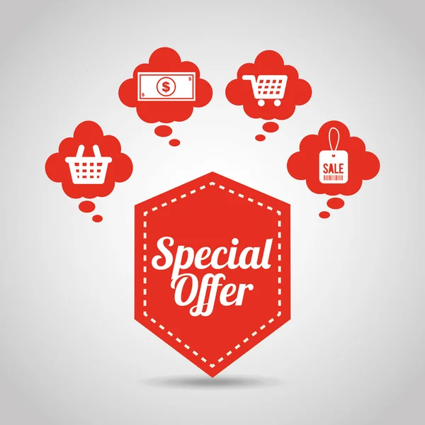 Special offer design — Stock Vector