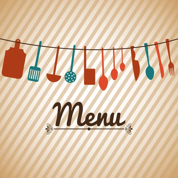 Menu restaurante design —  Vetores de Stock