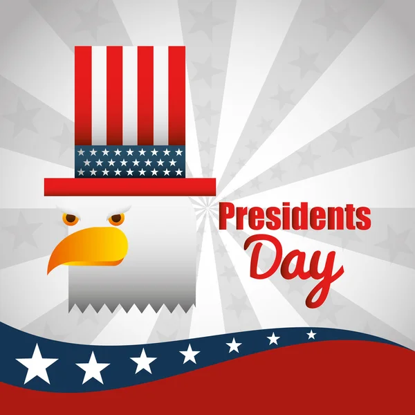 Diseño día presidentes — Archivo Imágenes Vectoriales