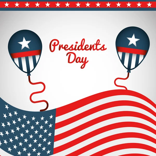 Presidents day design — Stock Vector