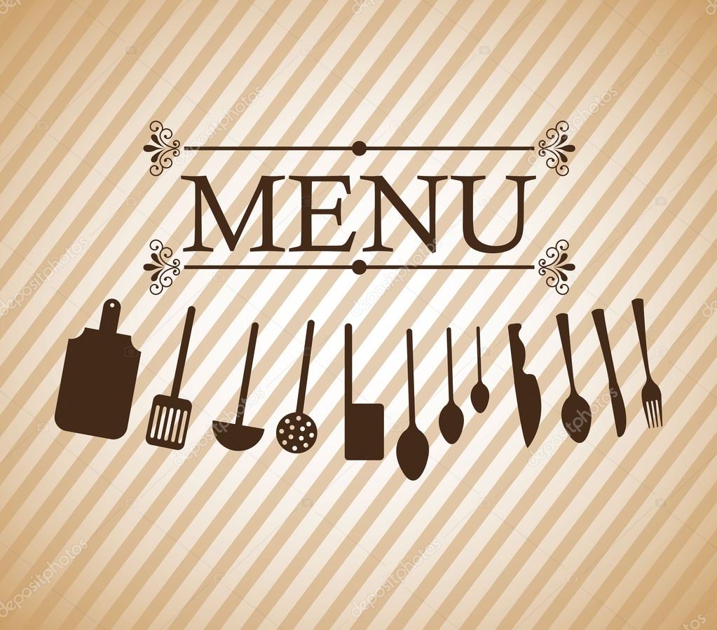 menu restaurant design