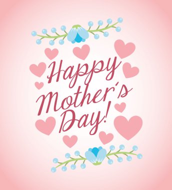 Mutlu anneler günü tasarım