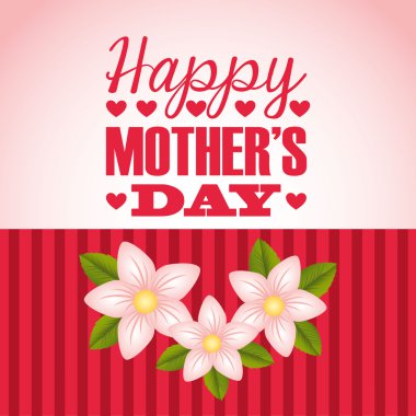 Mutlu anneler günü tasarım