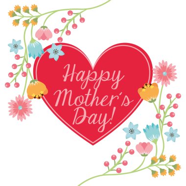 Mutlu anneler günü tasarım