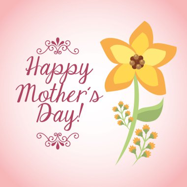 Mutlu anneler günü tasarım