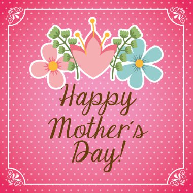 Mutlu anneler günü tasarım