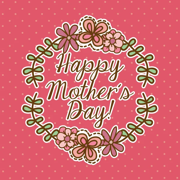 Conception Happy Mothers Day — Image vectorielle