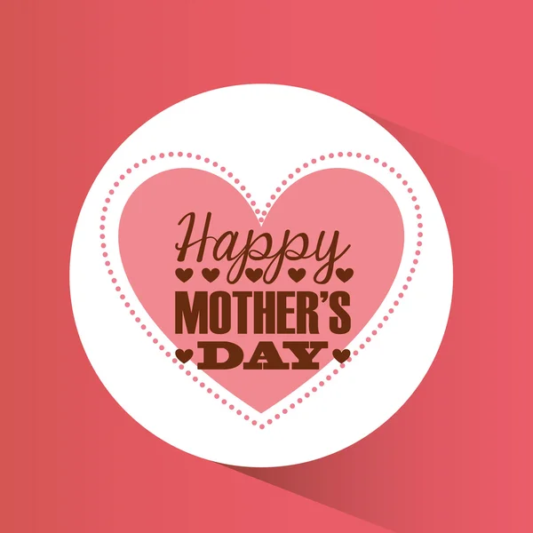 Diseño Feliz Día de las Madres — Archivo Imágenes Vectoriales