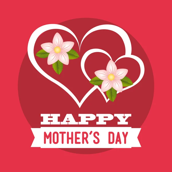 Щасливі матері день — стоковий вектор