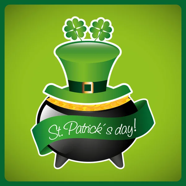 Santo Patricks Day Design — Vettoriale Stock