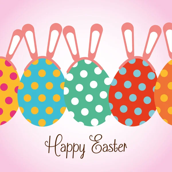 Happy easter design — Stock Vector