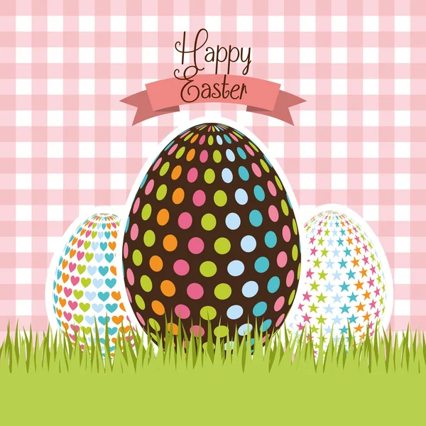 Happy easter design — Stock Vector