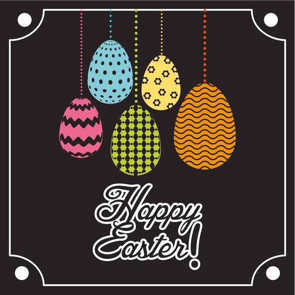 Happy easter design — Stock Vector