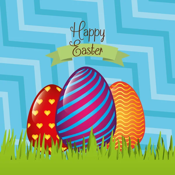 Happy easter design — Stock Vector