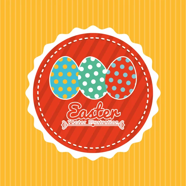 Happy easter design — Stock Vector