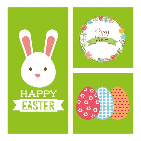 Happy easter design — Stock Vector