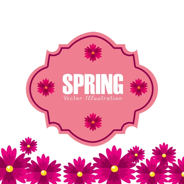 Diseño temporada primavera — Archivo Imágenes Vectoriales