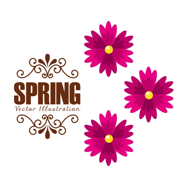 春天的季节设计 — 图库矢量图片