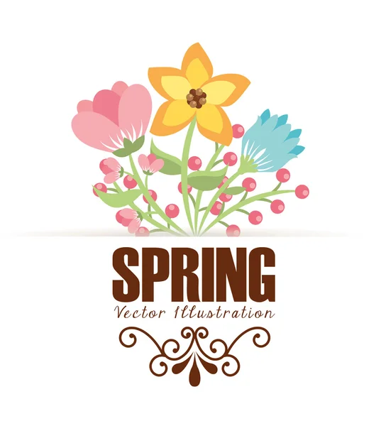 Spring season design — Stock Vector