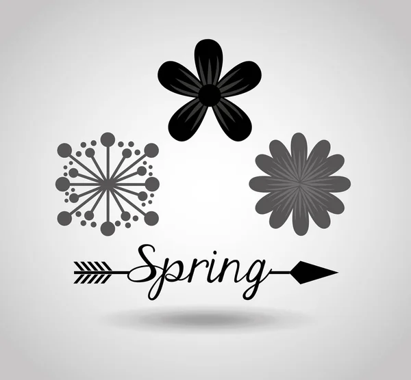 Spring season design — Stock Vector